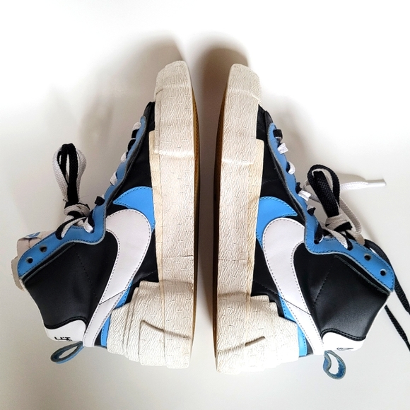 Nike Blazer Mid - Sacai White Black Legend Blue - Picture 11 of 15